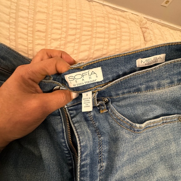 Sofía Vergara Women's Flared Blue Jeans - Picture 3 of 3